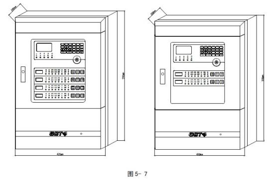 GST-QKP04、GST-QKP04/2气体灭火控制器外形尺寸图