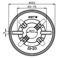 DZ-02探测器外形示意图