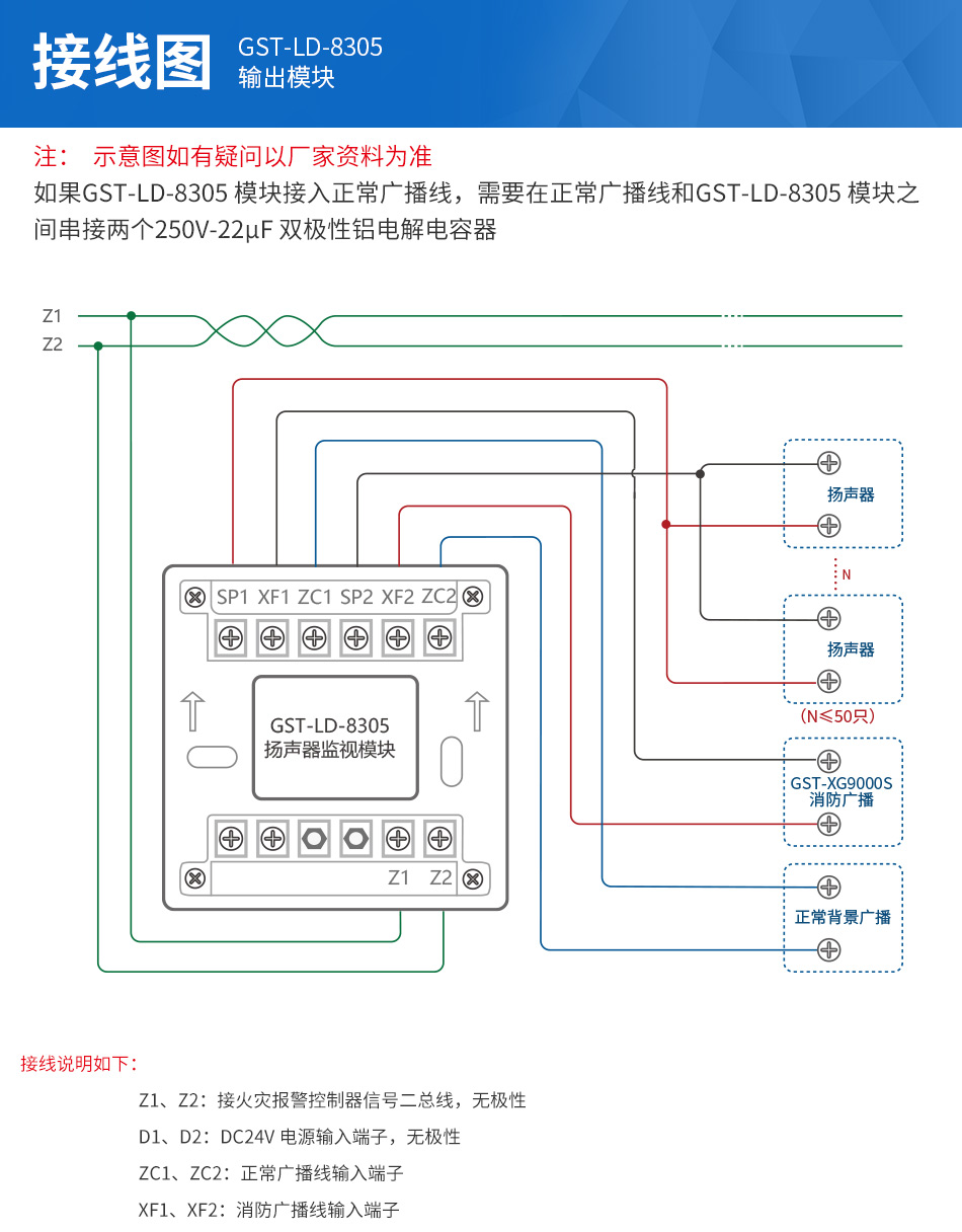 海湾GST-LD-8305输出模块