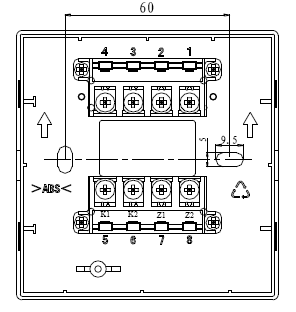 J-SAM-GSTN9311(Ex)防爆手动火灾报警按钮端子示意图