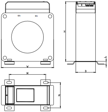 DH-GSTN5300/11探测器所接传感器外形示意图