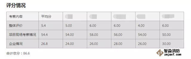 评分情况