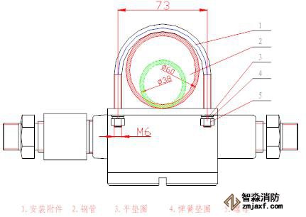 海湾GST-BF003M防爆点型可燃气体探测器安装方式图